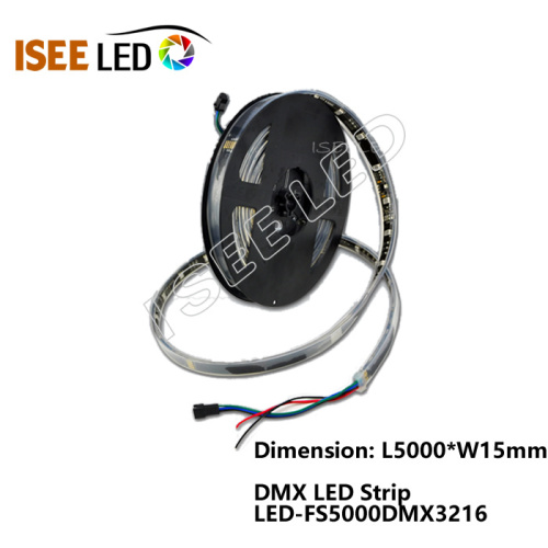 Control DMX de tira digital LED Fleixble RGB