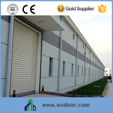 china wrought steel rolling industrial door | high good quality windproof steel door