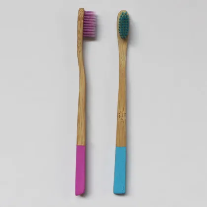 Environmentally Friendly Bamboo Toothbrush With Paint