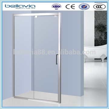 bathroom shower screen 6mm glass ,chromed profile,8002 sliding doors shower enclosure /shower room/shower cabin