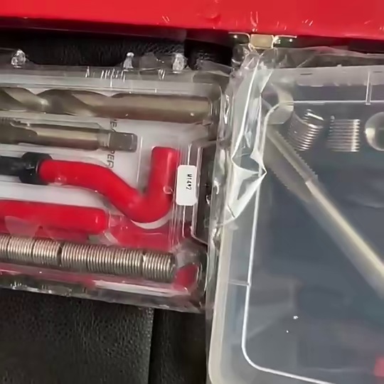 M6*1 Metric 25pcs Steel Thread Repair Wire Insert Kit Tap Carbon Steel Fasteners Zinc Plated ISO Certified for Machinery Use