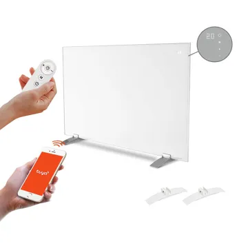 Glass Infrared Radiant Carbon Crystal IR Heater Panel: Wall-Mounted Electric Room Heater