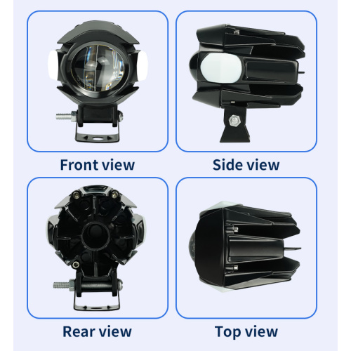 16W Aluminum fog lights for motorcycle&car 1700lm IP67