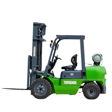 China 3.5 Ton LPG/CNG Propane Forklift with Gasoline Engine Nissan K25