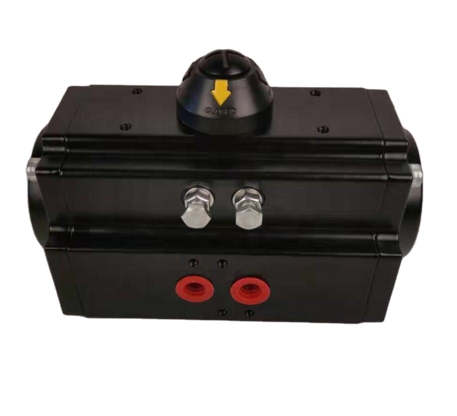 AT-63D ball valve butterfly valve black color double acting pneumatic actuator1