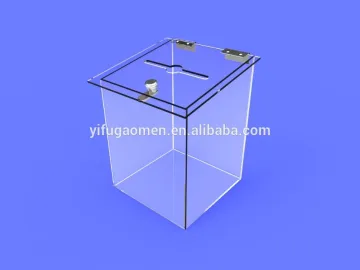 Clear Acrylic Plexiglass Church Donation Box Suggestion Ballot Fund Raising11460