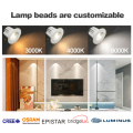 7W COB comercial downlight anti -tükröződés fény
