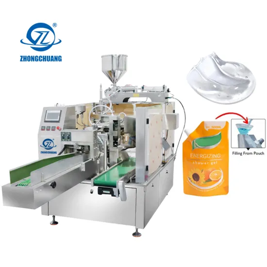 Automatic Doy Pouch Filling and Sealing Machine for Liquid Detergents