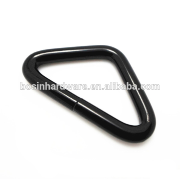 Fashion High Quality Metal Thick Black Triangle Ring