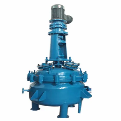 Thermal Oil Heated Chemical Reactor Tank With Motor