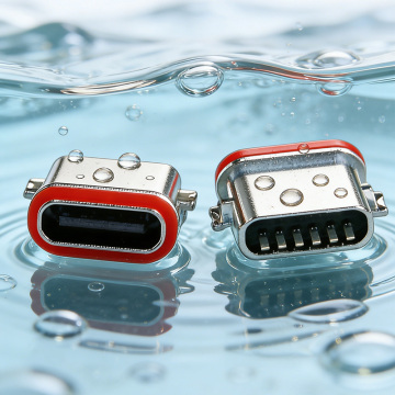 6PIN Waterproof USB Type-C Connector