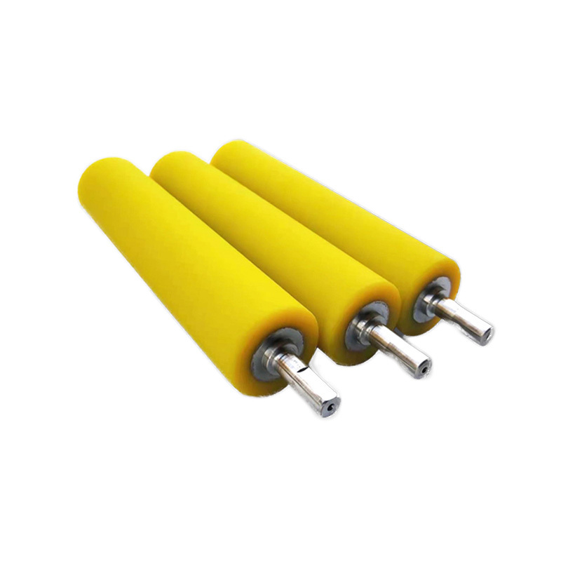 Custom Industry Silicone Rubber Coated Rollers for Paper, Laminating, Textile, and Sanding Machines