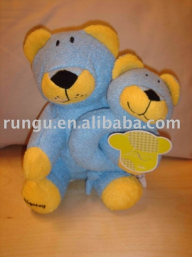 PLUSH BEAR WITH LOVELINESS