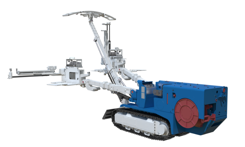 Single Arm Wheeled Tunnel Bolt Trolley