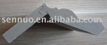 PVC overlaid MDF wrapping decorative cornice/crown