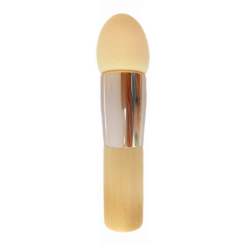 tragbarer Gold Ferrule Pinsel Foundation Brush Make-up Schwamm