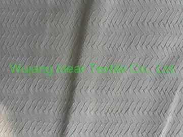 Wheel imprint Embossed Suede Fabric