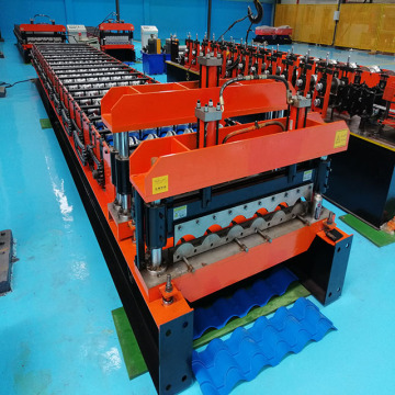 Standard Automatic Glazed Roof Tile Roll Forming Machine