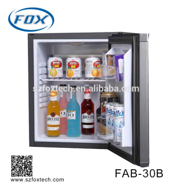 30L black door hotel mini bar fridge
