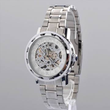 luxury automatic skeleton mechanical watch