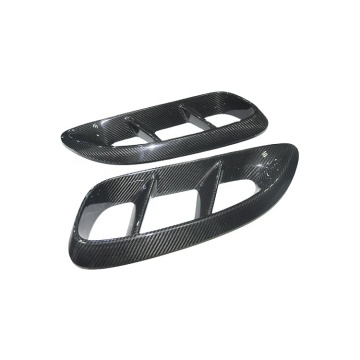 Glossy Dry Carbon Side Vents Fender Trim for Porsche 718 Boxster