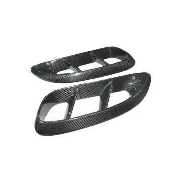 Glossy Dry Carbon Side Vents Fender Trim for Porsche 718 Boxster