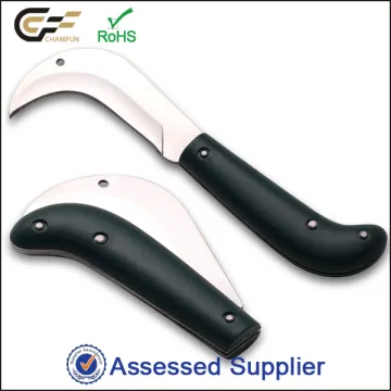 Stainless Steel Folding Blade Plastic Handle Garden Knife