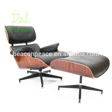 Cheap swiveling Emes Lounge Chair and footrest
