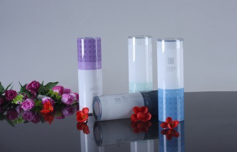 Core Usage and Screen Printing Surface Handling Clear Printed Plastic Soft Cylinder Tubes