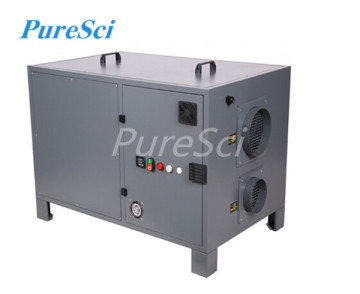 PureSci desiccant dehumidifier with adsorption wheel