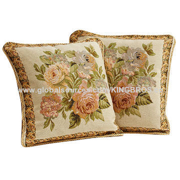 Polyester/cotton blend/jacquard design/cushion cover