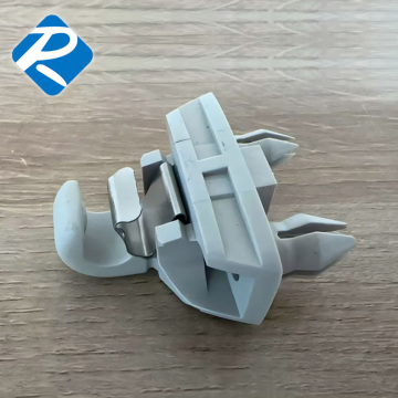 Stamping injection molded parts