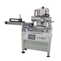 Servo rotating Plain screen printing machine with robot