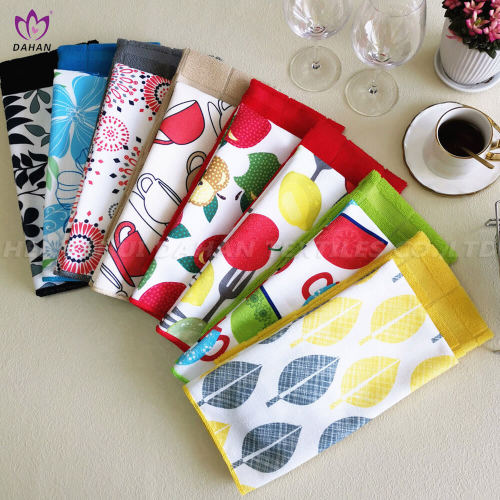 Microfiber Rags Printing solid color microfiber towel set Supplier