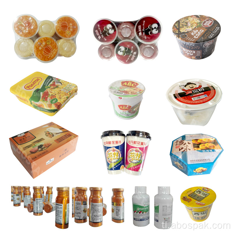 Awtomatikong Cup/Bowl Instant Noodles Shrink Wrapping Machine