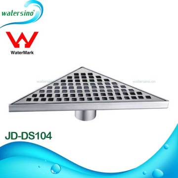 JD-DS104 Stainless steel brushed triangular design floor drainer