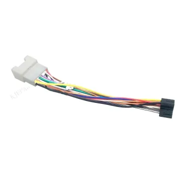 20 Pin Adapter Power Cable Wiring Harness for Nissan and Mitsubishi Car Radios