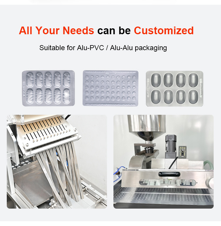 alu plastic packing machine
