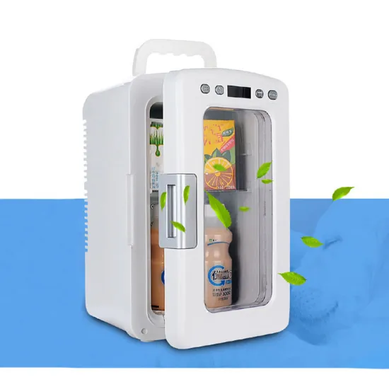 Low Noise Makeup Household 12L Transparent Door Mini Bar Smart Fridge