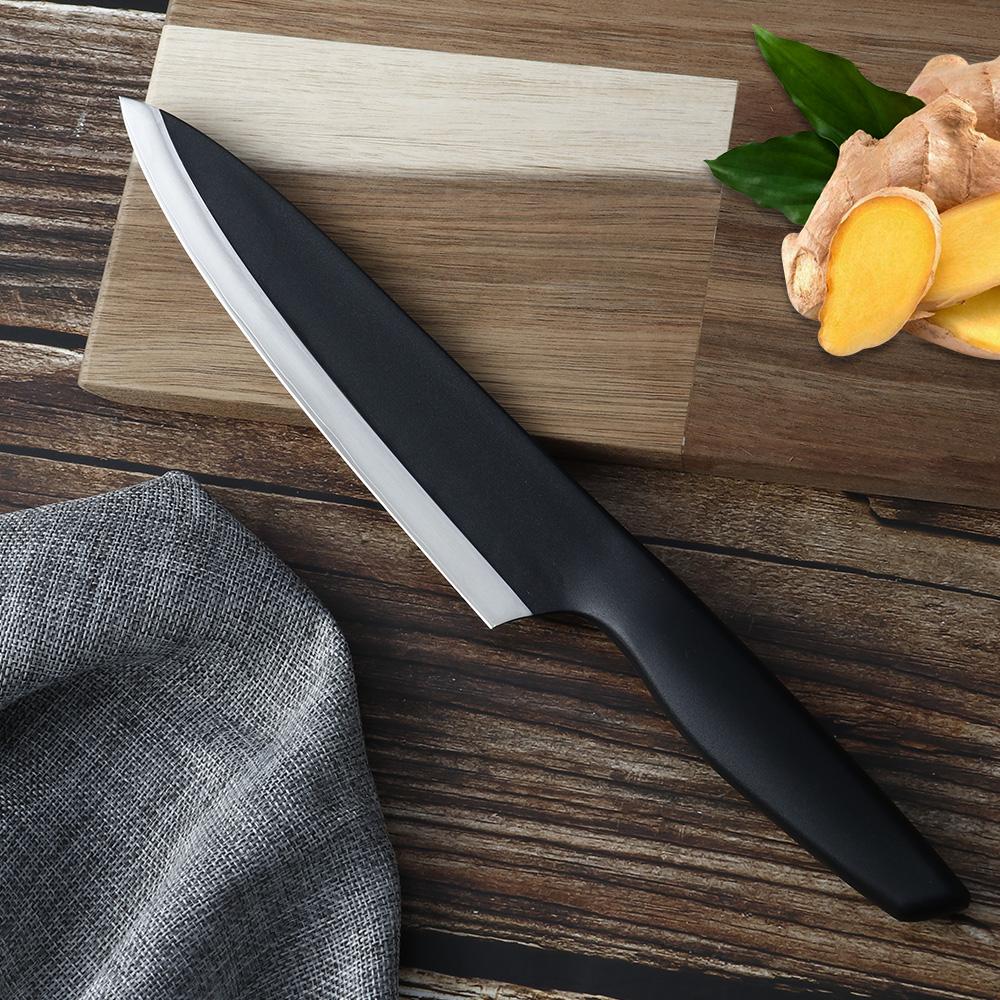 CUCHILLO CHEF NEGRO DE 8 PULGADAS