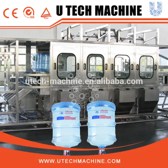 QGF-600 China automatic 5 gallon barrel pure water bottling/filling machine/line price
