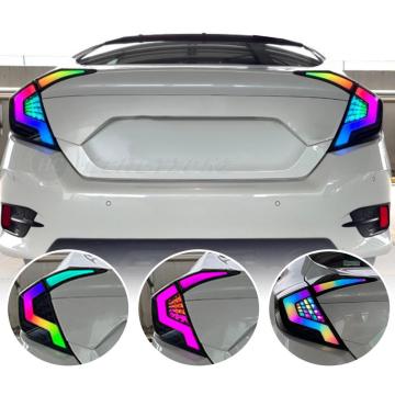 HCMotionz RGB возглавлял задние фонари для Honda Civic 2016-2021