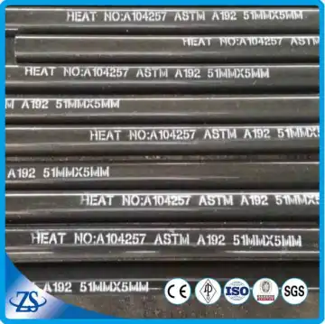 ASTM A192 High Pressure Seamless Carbon Steel Boiler Tube