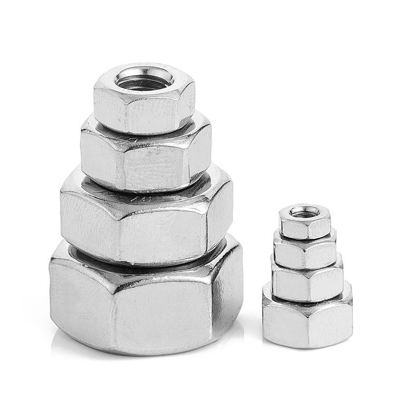 Hexagon Full Nut Nickel Plated Nuts