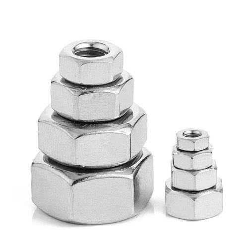 Hexagon Full Nut Nickel Plated Nuts