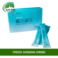 Натуральный свежий напиток из женьшеня
