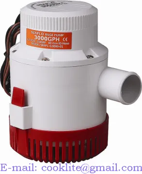 Pompe De Cale Electrique - 12V/24V 3000GPH