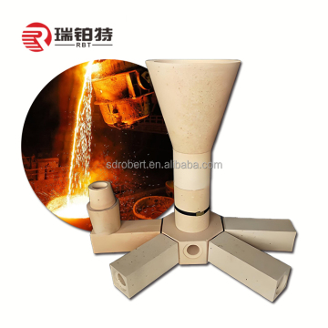 Flow Control Refractory Bricks: Clay, Mullite, Bauxite & Alumina Cast Steel