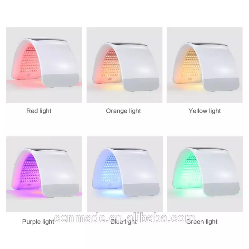 PDT Beauty LED Facial Cold Spray Photon Light Therapy Skin Care Ance Treatment Rejuvenation Mask