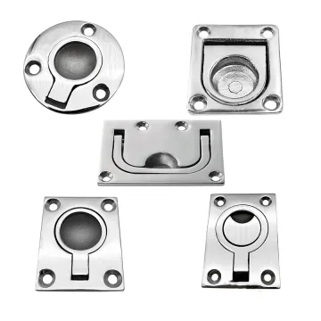 Factory Wholesale 316 Stainless Steel Flush Lift Ring Pull Handle